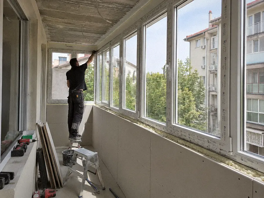 Усвояване и остъкляване на тераса